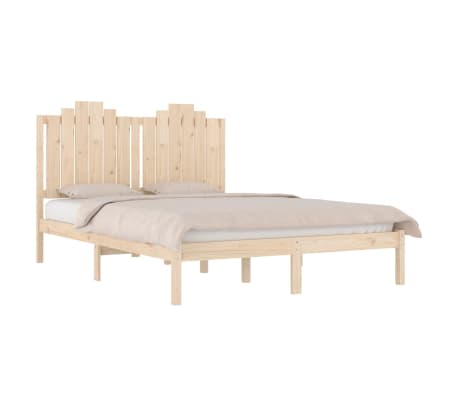 vidaXL Bedframe massief grenenhout 160x200 cm