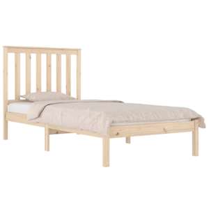 vidaXL Sengeramme heltre furu 75x190 cm Small Single