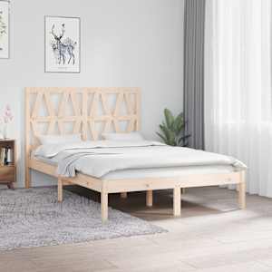 Posteljni okvir iz trdne borovine 120x190 cm