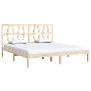 vidaXL Lovos rėmas, 180x200cm, pu&scaron;ies medienos masyvas, itin didelis
