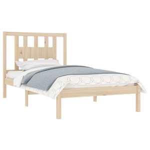 vidaXL Sengeramme heltre furu 100x200 cm