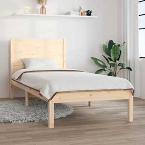 Rám postele masivní dřevo 75 x 190 cm Small Single - obrázek 1