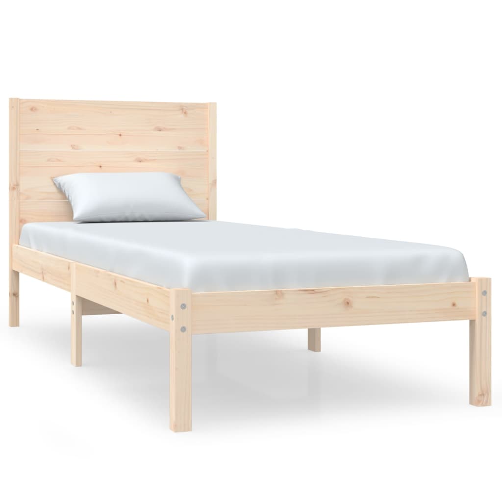 vidaXL Rám postele masivní dřevo 90 x 190 cm Single