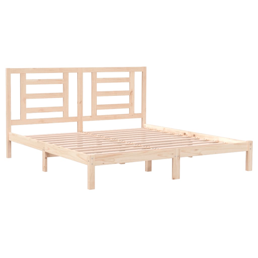 Rama łóżka, lite drewno, 180x200 cm,6FT, Super King