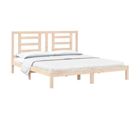 vidaXL Sengeramme heltre 180x200 cm Super King