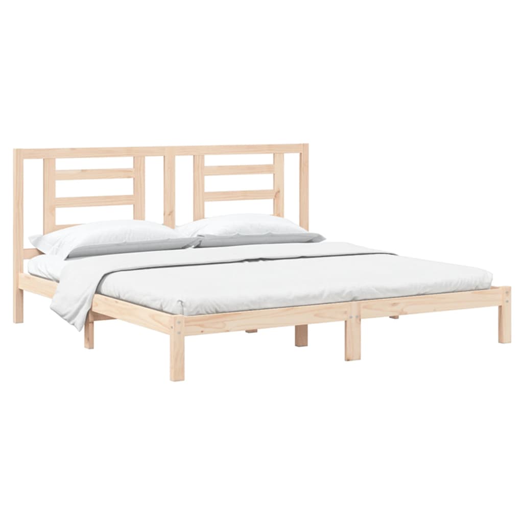 vidaXL Bedframe zonder matras massief grenenhout 200x200 cm afbeelding