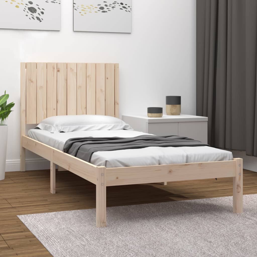 Rama łóżka, lite drewno sosnowe, 90x190 cm,3FT, pojedyncza
