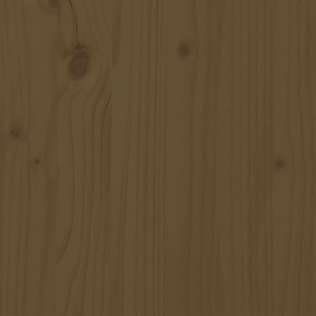 Rama łóżka, miodowy brąz, lite drewno sosnowe, 90x200 cm