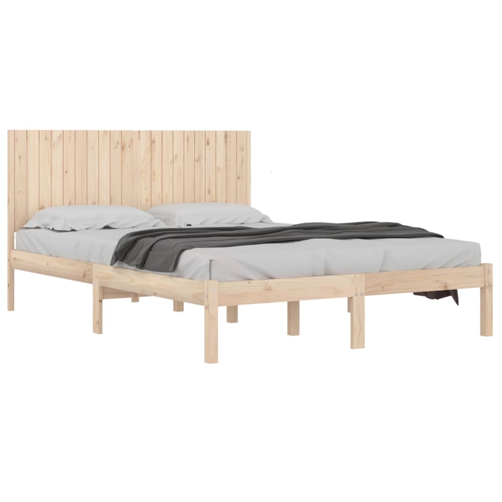 vidaXL Bedframe massief grenenhout 200x200 cm