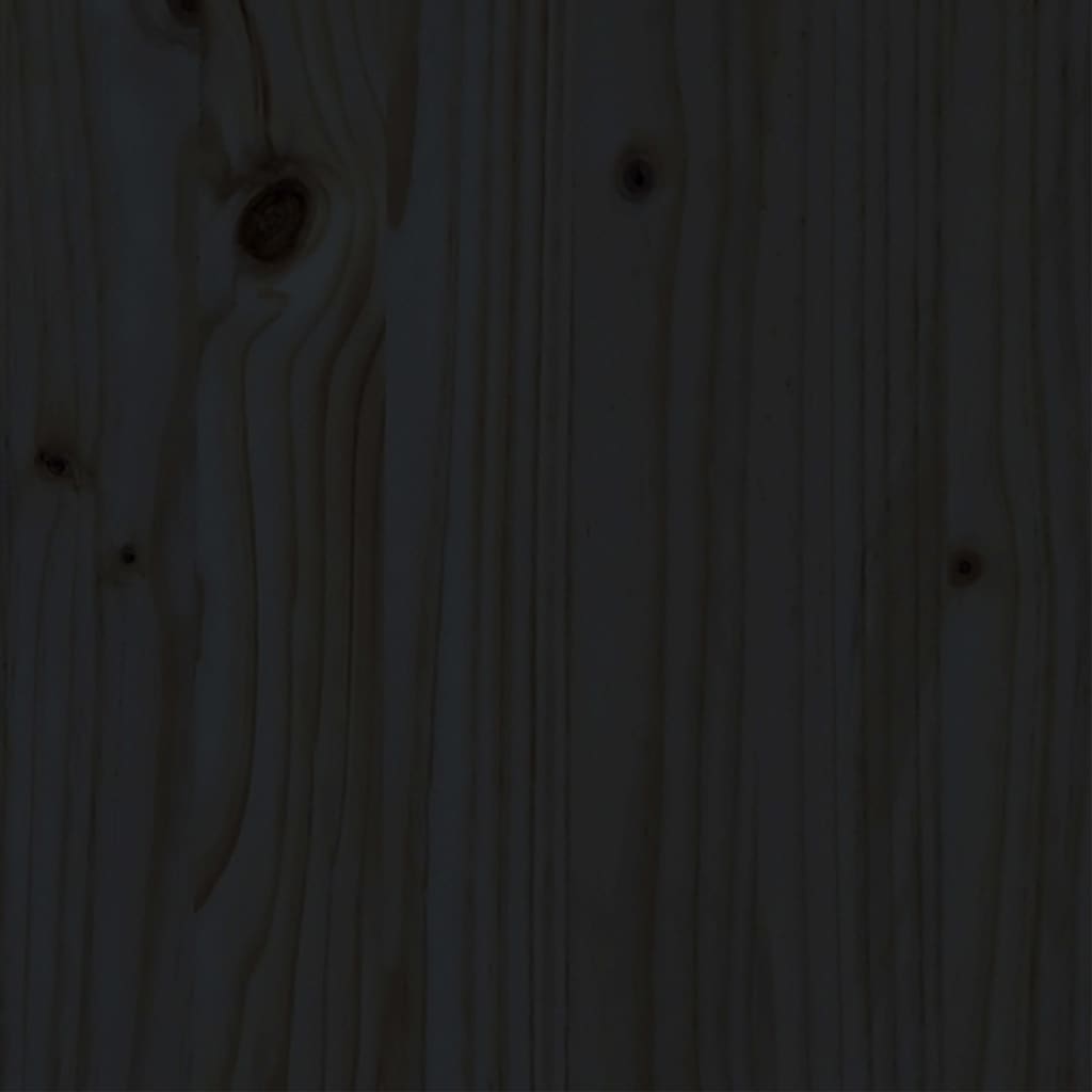 Rama łóżka, czarna, lite drewno sosnowe, 150x200 cm, King Size