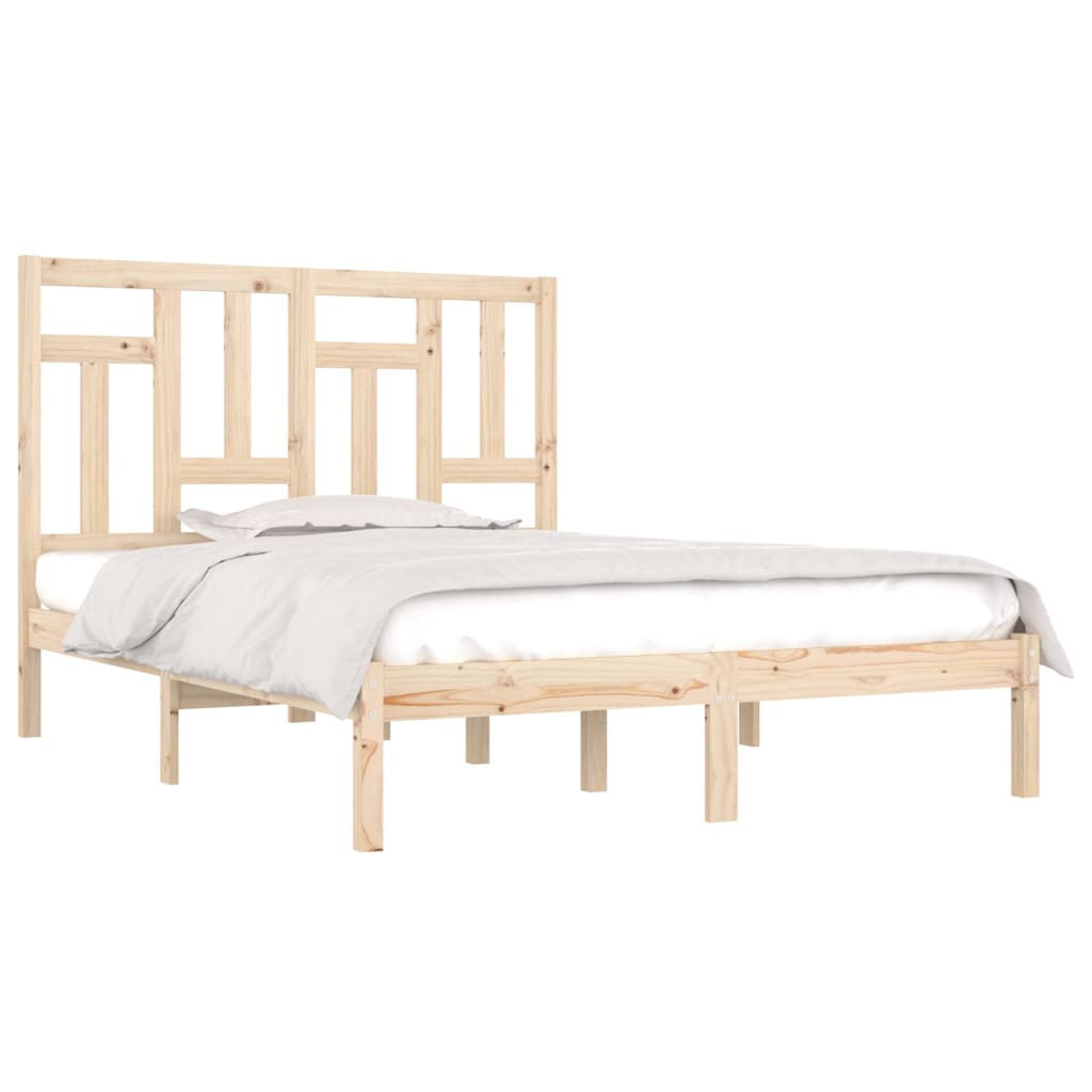 vidaXL Bedframe zonder matras massief grenenhout 200x200 cm afbeelding