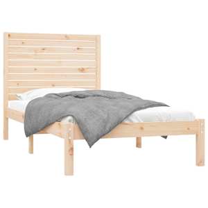 vidaXL Massivholzbett 100x200 cm