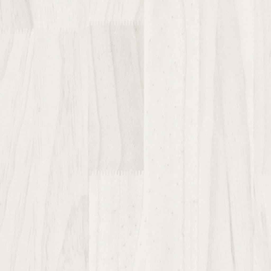 fehér tömör fa ágykeret 120 x 200 cm