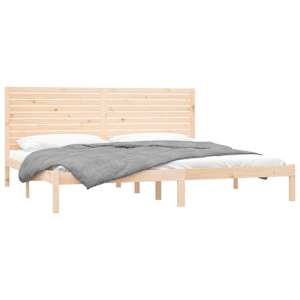 vidaXL Πλαίσιο Κρεβατιού 180 x 200 εκ. Μασίφ Ξύλο Super King Size