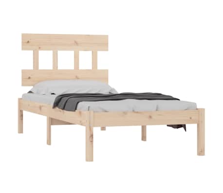 vidaXL Sengeramme heltre 90x200 cm