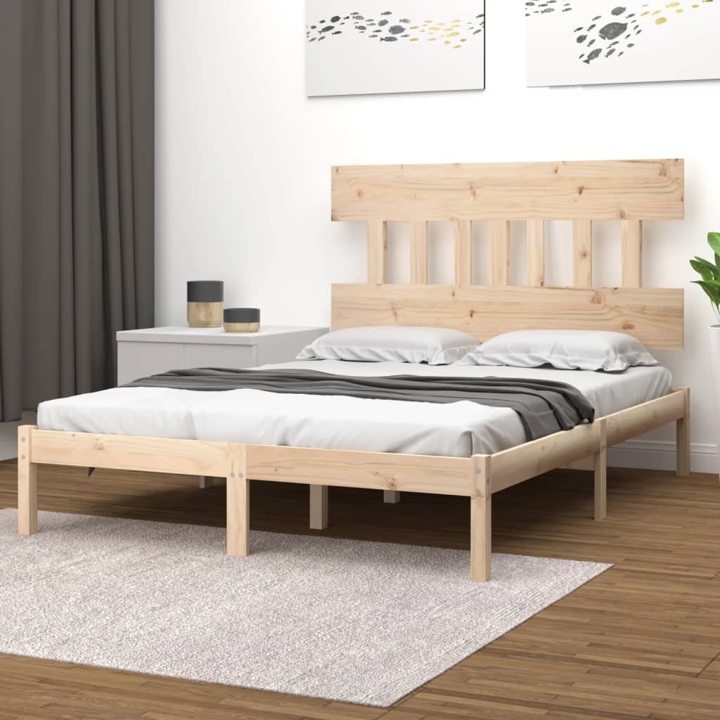 Rám postele masivní dřevo 160 x 200 cm