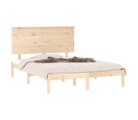 vidaXL Cadre de lit sans matelas 140x200 cm bois massif de pin