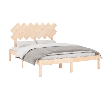 vidaXL Bed Frame without Mattress 140x200 cm Solid Wood