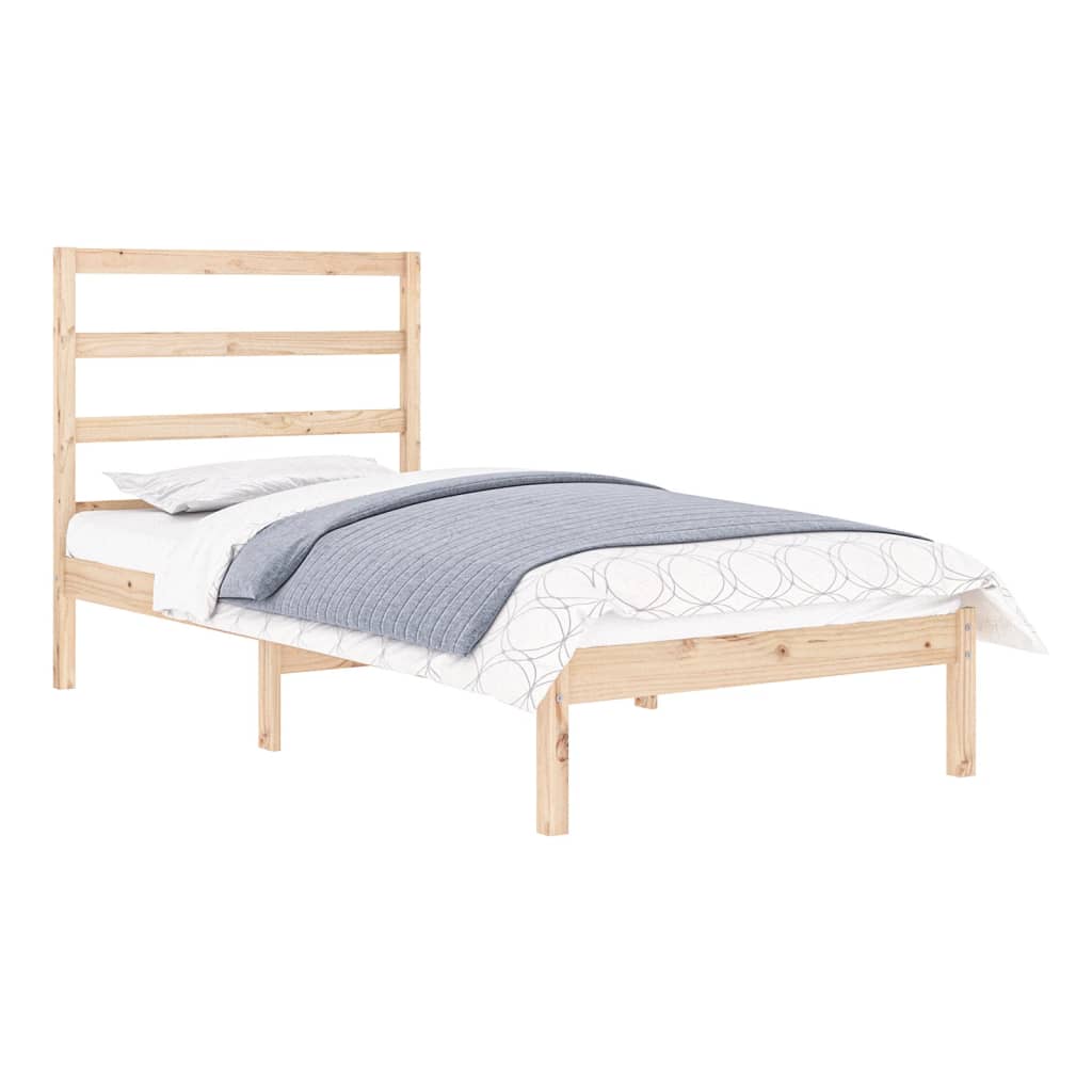 

vidaXL Bedframe massief hout 90x190 cm 3FT Single