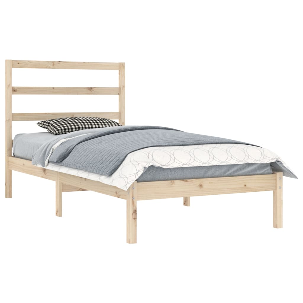 

vidaXL Bedframe massief grenenhout 90x200 cm