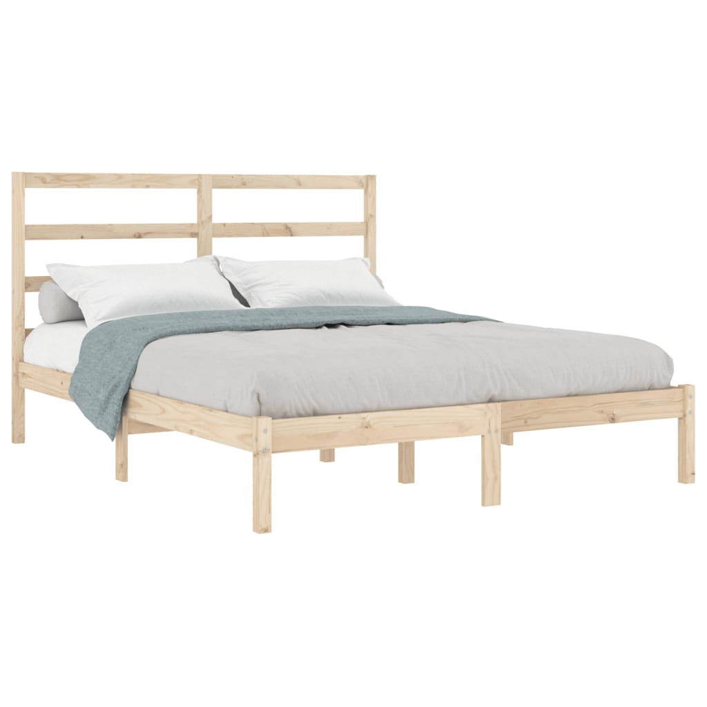 

vidaXL Bedframe massief hout 150x200 cm 5FT King Size