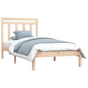 vidaXL Cadre de lit sans matelas 100x200 cm bois massif