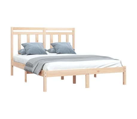 vidaXL Bed Frame without Mattress 140x200 cm Solid Wood