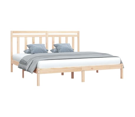 vidaXL Lovos rėmas, 180x200cm, medienos masyvas, itin didelis