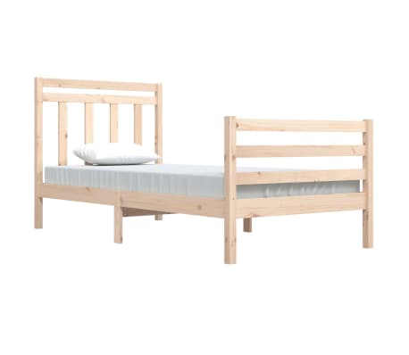 vidaXL Cadre de lit sans matelas 100x200 cm bois massif