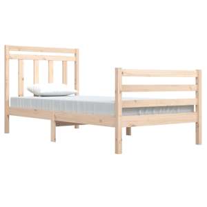 vidaXL Cadre de lit sans matelas 100x200 cm bois massif