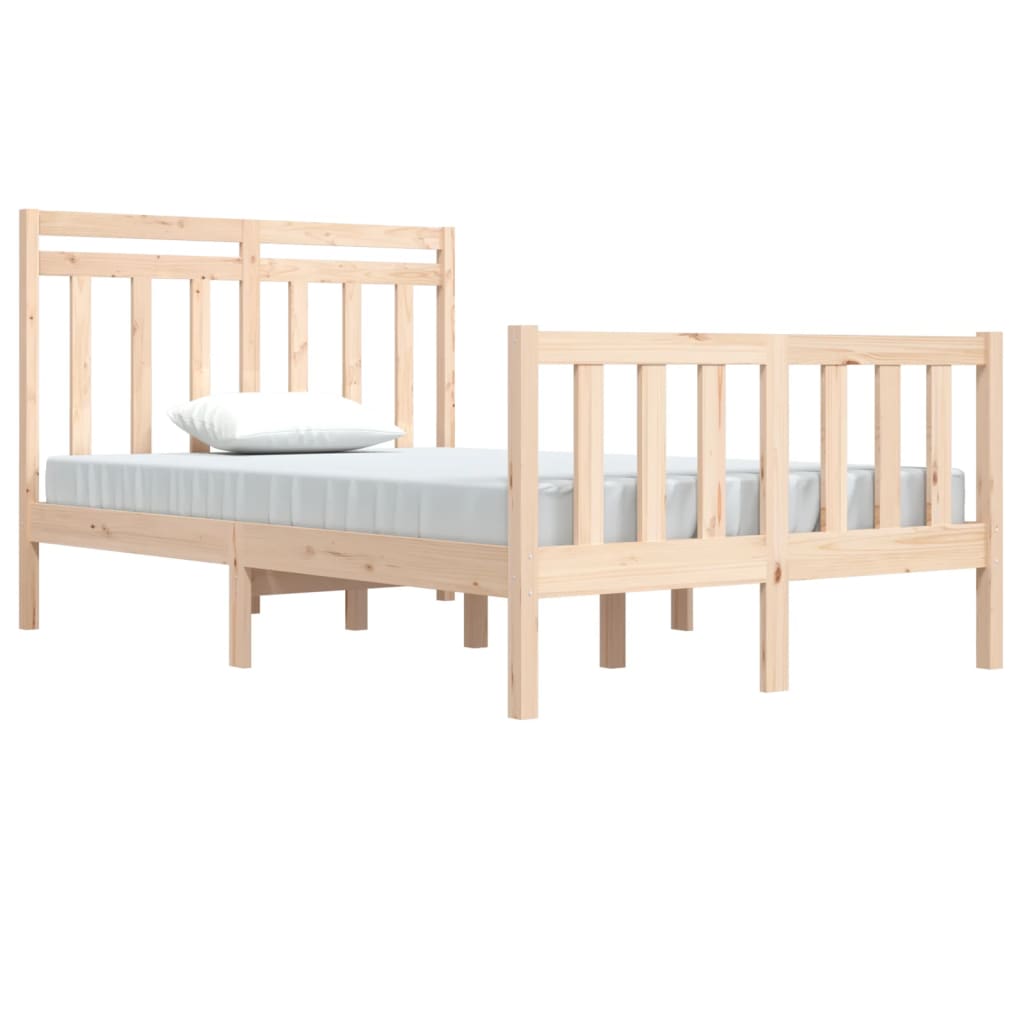 vidaXL Bedframe massief hout 120x190 cm 4FT Small Double