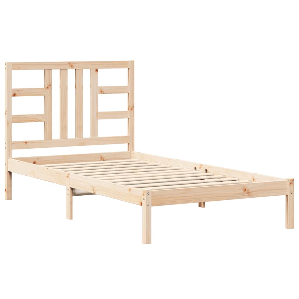 vidaXL Rám postele masivní dřevo 100 x 200 cm