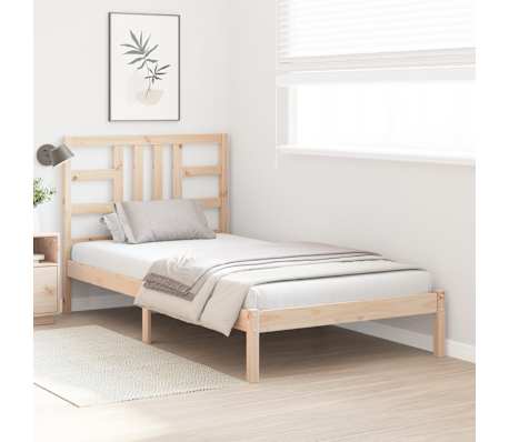 vidaXL Massivholzbett 100x200 cm