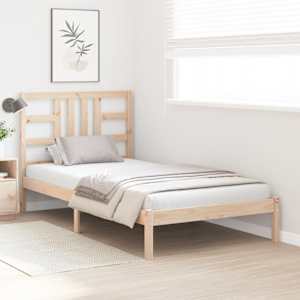 vidaXL Massivholzbett 100x200 cm