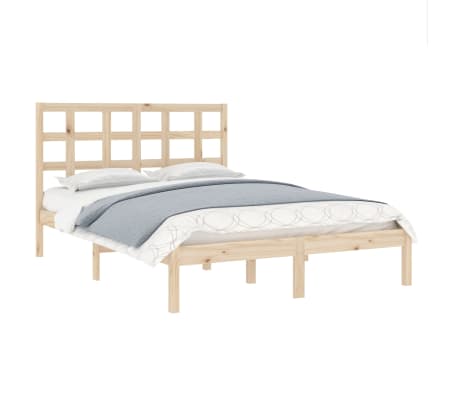 vidaXL Bed Frame without Mattress 140x200 cm Solid Wood