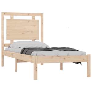 vidaXL Massivholzbett 100x200 cm