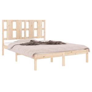 Rám postele masivní dřevo 135 x 190 cm Double - obrázek 3