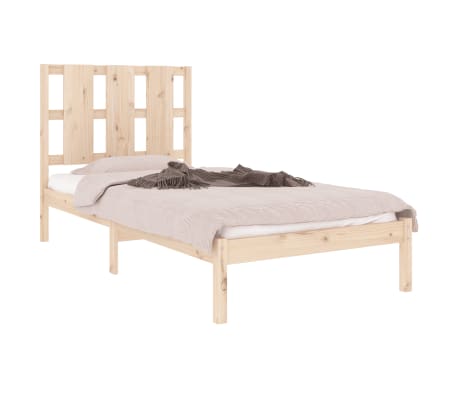 vidaXL Massivholzbett ohne Matratze 100x200 cm Kiefernholz