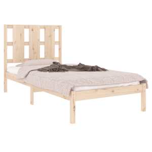 vidaXL Massivholzbett ohne Matratze 100x200 cm Kiefernholz