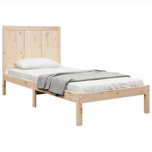 vidaXL Cadre de lit sans matelas 75x190 cm bois de pin massif