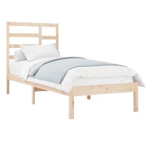 vidaXL Massivholzbett 100x200 cm