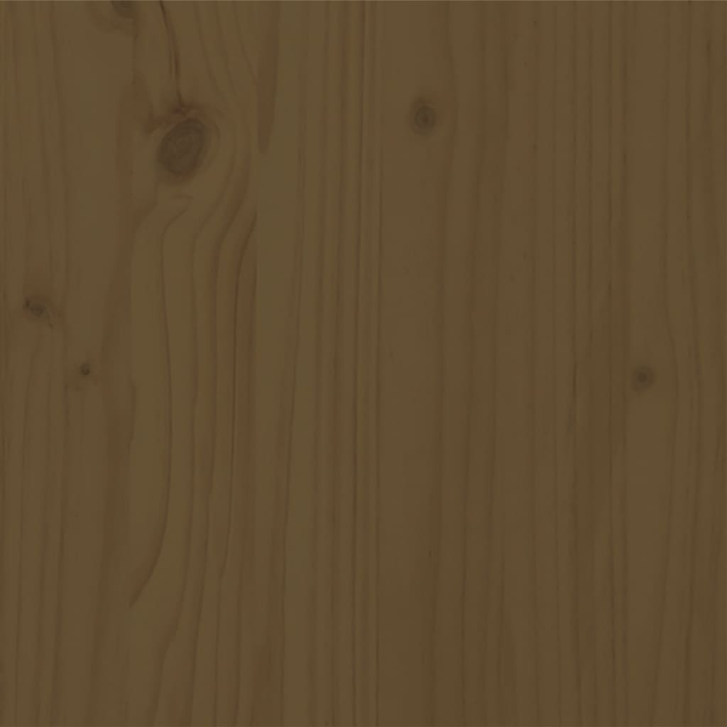 Cadru de pat, maro miere, 160x200 cm, lemn masiv