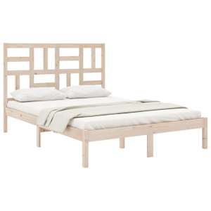 vidaXL Sengeramme heltre 135x190 cm Double