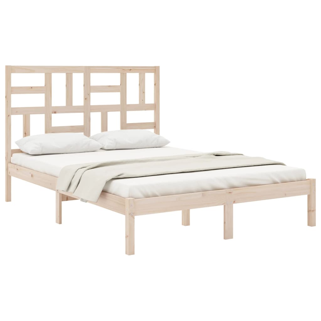 vidaXL Bedframe massief hout 140x200 cm