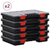 vidaXL sortimendikastid, 10 tk, 34,5x25x5 cm, pol&uuml;prop&uuml;leen