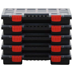 Organizéry na součástky 10 ks 34,5 x 25 x 5 cm polypropylen - obrázek 3