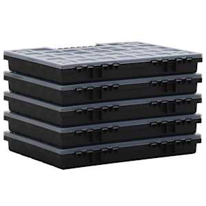 Organizéry na součástky 10 ks 40 x 30 x 5 cm polypropylen - obrázek 5