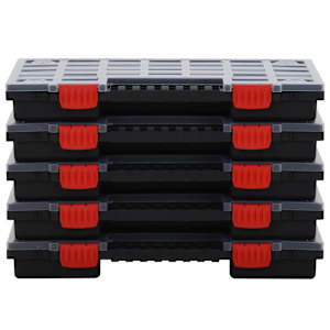 Organizéry na součástky 10 ks 40 x 30 x 5 cm polypropylen - obrázek 3