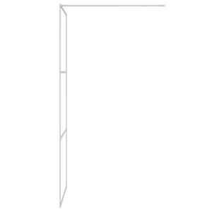 Sprchová zástěna walk-in stříbrná 80 x 195 cm čiré ESG sklo - obrázek 4