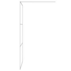 Sprchová zástěna walk-in stříbrná 100 x 195 cm čiré ESG sklo - obrázek 4